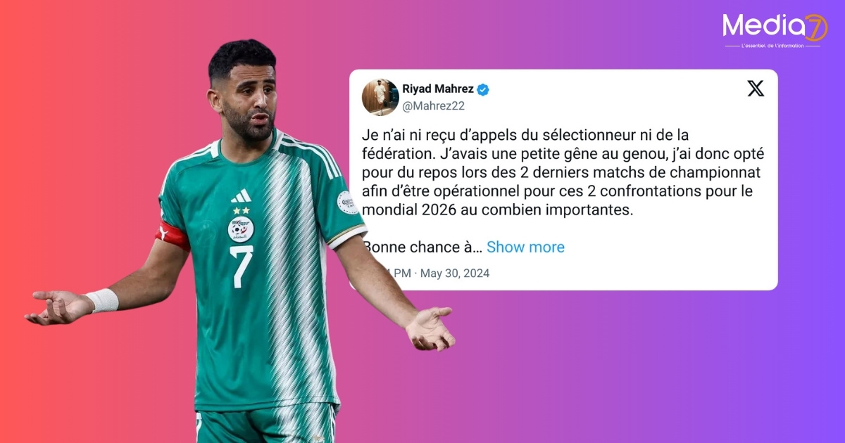 Riyad Mahrez Non Convoqué