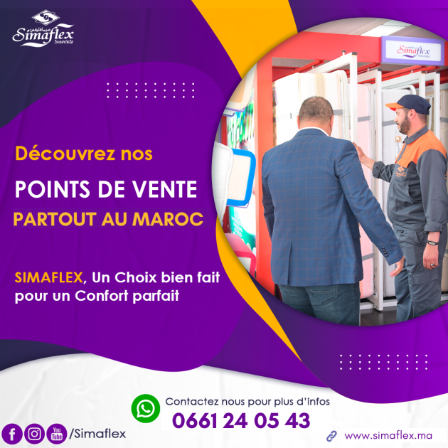 Simaflex : L'Art du Sommeil Réinventé pour Votre Bien-être Absolu 5 Simaflex Partout au maroc