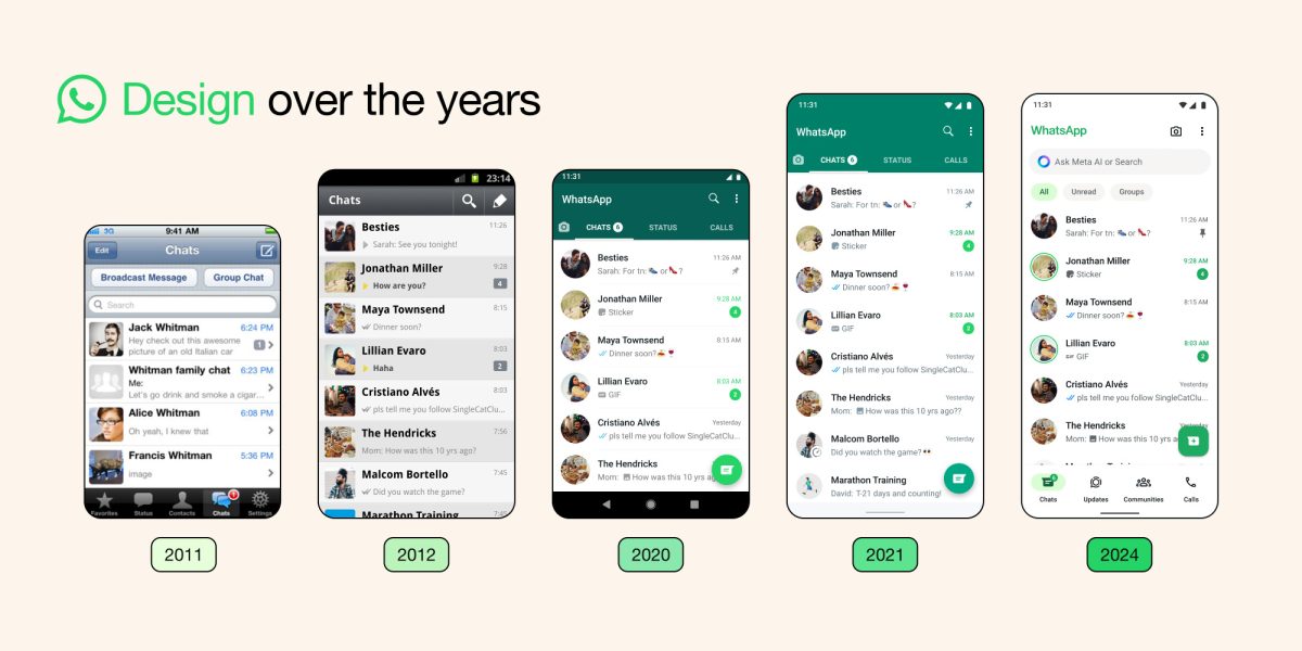 WhatsApp Dévoile son New Look 3 WhatsApp Dévoile son New Look