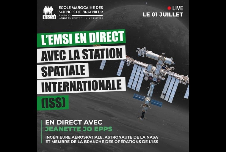 L'EMSI annonce un télécontact "historique" avec la Station Spatiale Internationale