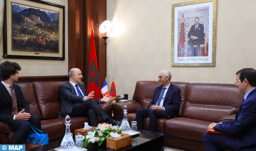 M. Talbi El Alami reçoit le Premier président de la Cour des comptes de France