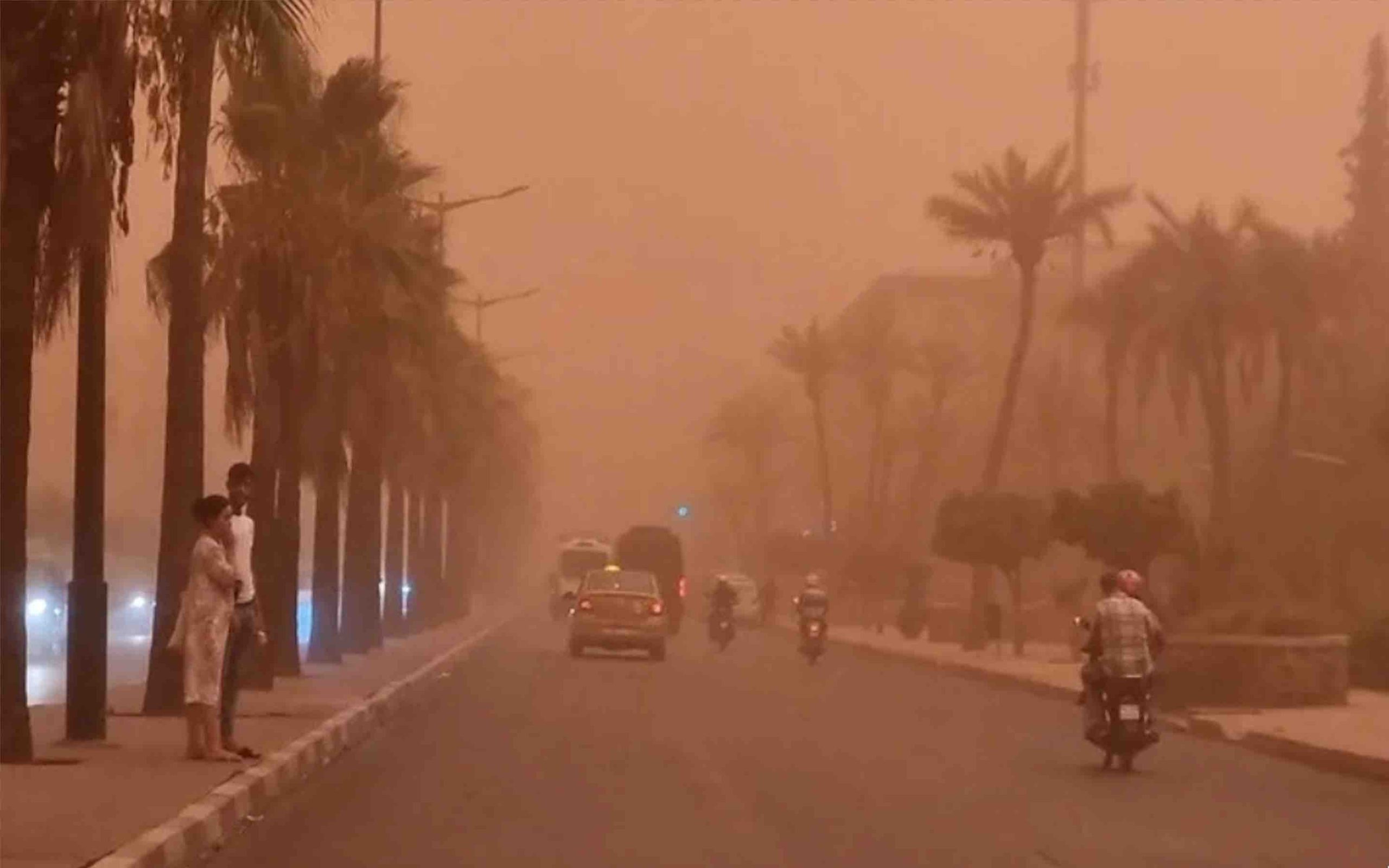 Canicule et Poussière Maroc