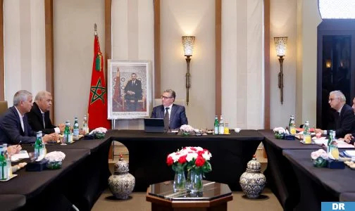 M. Akhannouch préside une réunion du comité de pilotage du Programme national d’approvisionnement en eau potable et d’irrigation 2020-2027