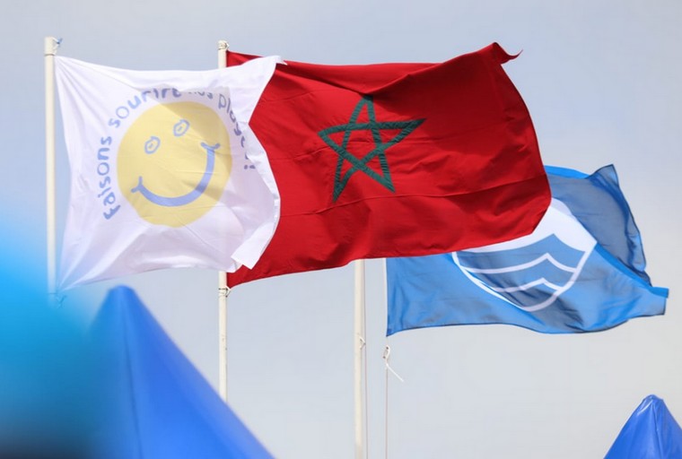 Plages propres 2024 : Le Pavillon bleu flotte sur la plage de Bouznika pour la 18ème fois consécutive