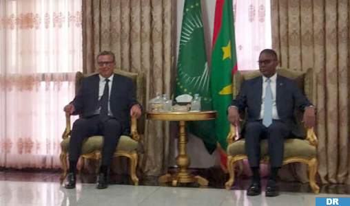 Arrivée de M. Akhannouch à Nouakchott pour représenter Sa Majesté le Roi à la cérémonie d’investiture du Président mauritanien