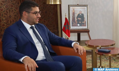 M. Bensaid s’entretient à Rabat avec le directeur des politiques publiques de la plateforme "TikTok" pour la région MENA
