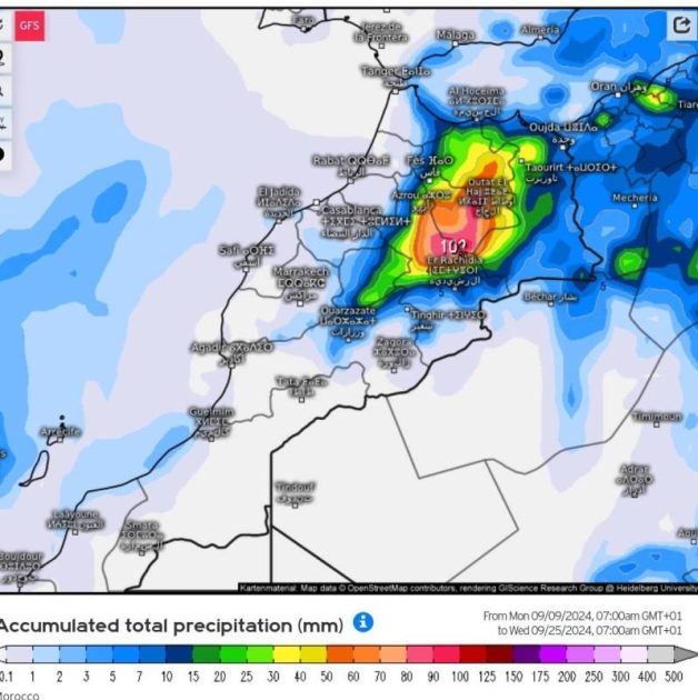 Alerte Météo : Fortes Pluies Attendues au Maroc dès Mercredi 3 Pluies Maroc