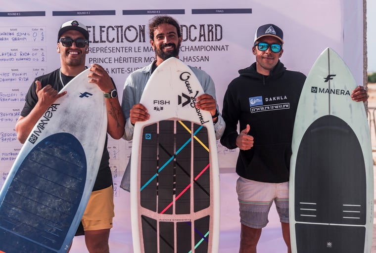 Trois riders marocains se qualifient à la Coupe du monde du Kitesurf et de Wingfoil à Dakhla