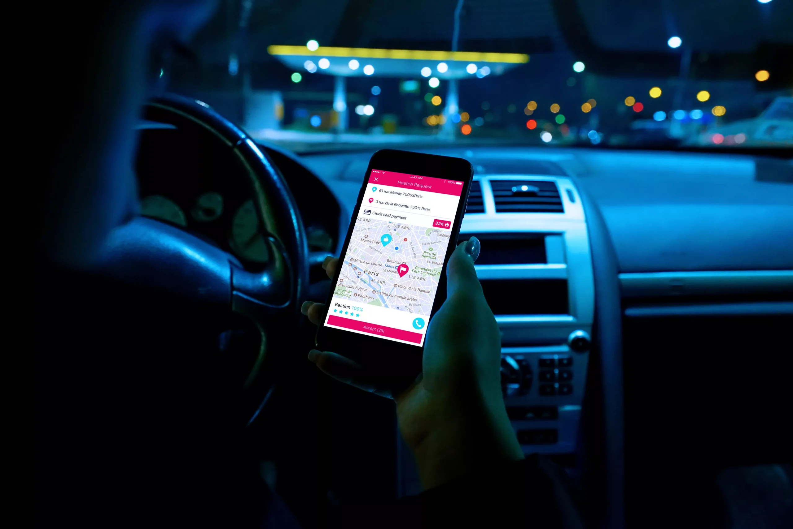 applications de transport VTC