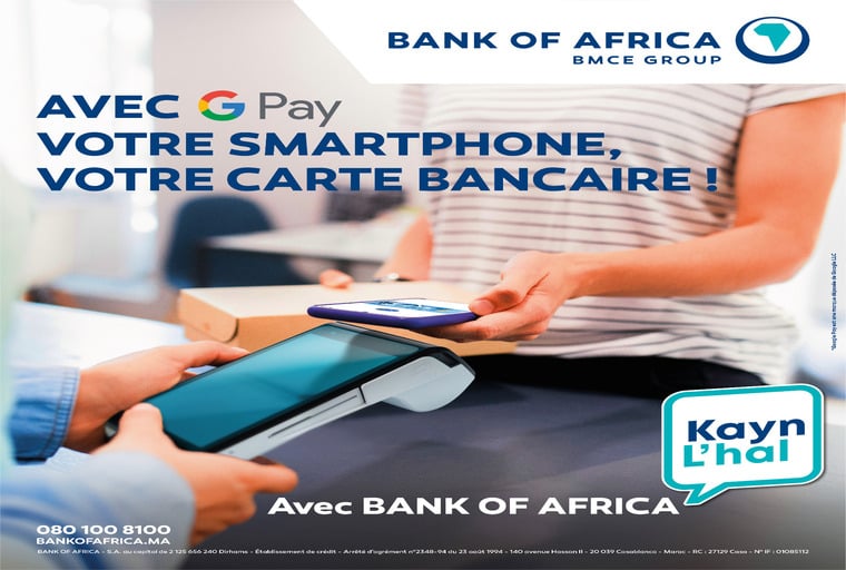 Bank of Africa lance “Google Pay” pour les utilisateurs de cartes au Maroc