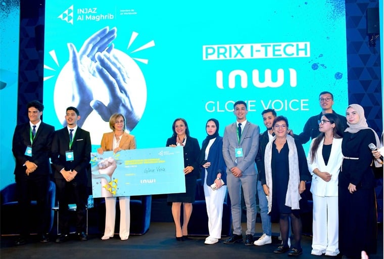 Injaz AL-Maghrib : inwi décerne le prix i-TECH à la Junior Entreprise “Glove Voice”