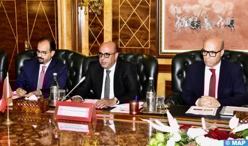 M. Ould Errachid s’entretient avec le Président du Sénat brésilien