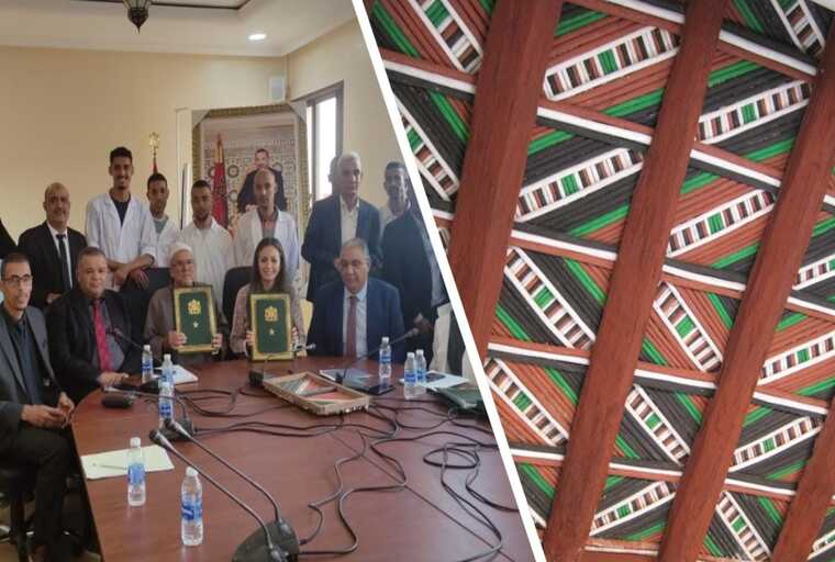 Programme “Trésors des Arts traditionnels marocains” : lancement d’une formation qualifiante dans la filière du “Tataoui”