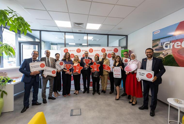 Veolia Maroc certifiée parmi les meilleurs employeurs pour l’année 2024