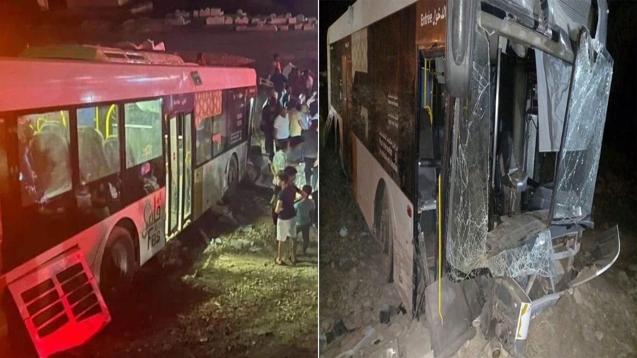 accident bus fès