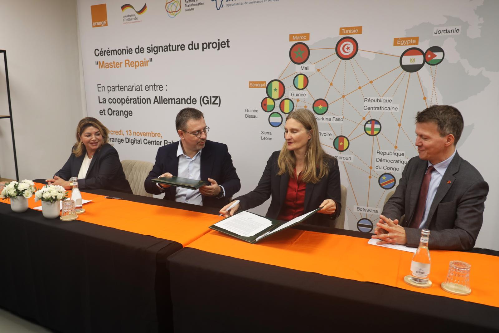 Employabilité des jeunes : Orange Afrique et Moyen-Orient et la GIZ s’allient