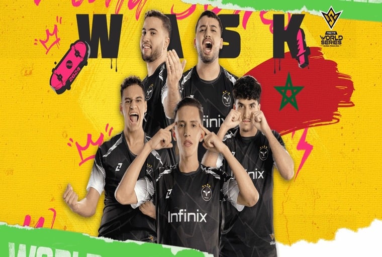 L’équipe marocaine WASK représente la région MEA lors des finales mondiales de Free Fire World Series 2024 à Rio de Janeiro