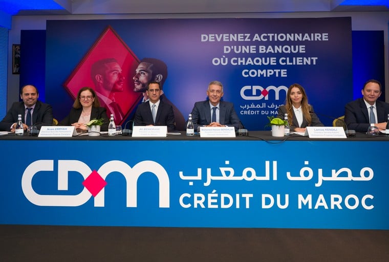 Offre de vente au public des actions du Crédit du Maroc : un grand succès auprès des particuliers et des institutionnels (Holmarcom)
