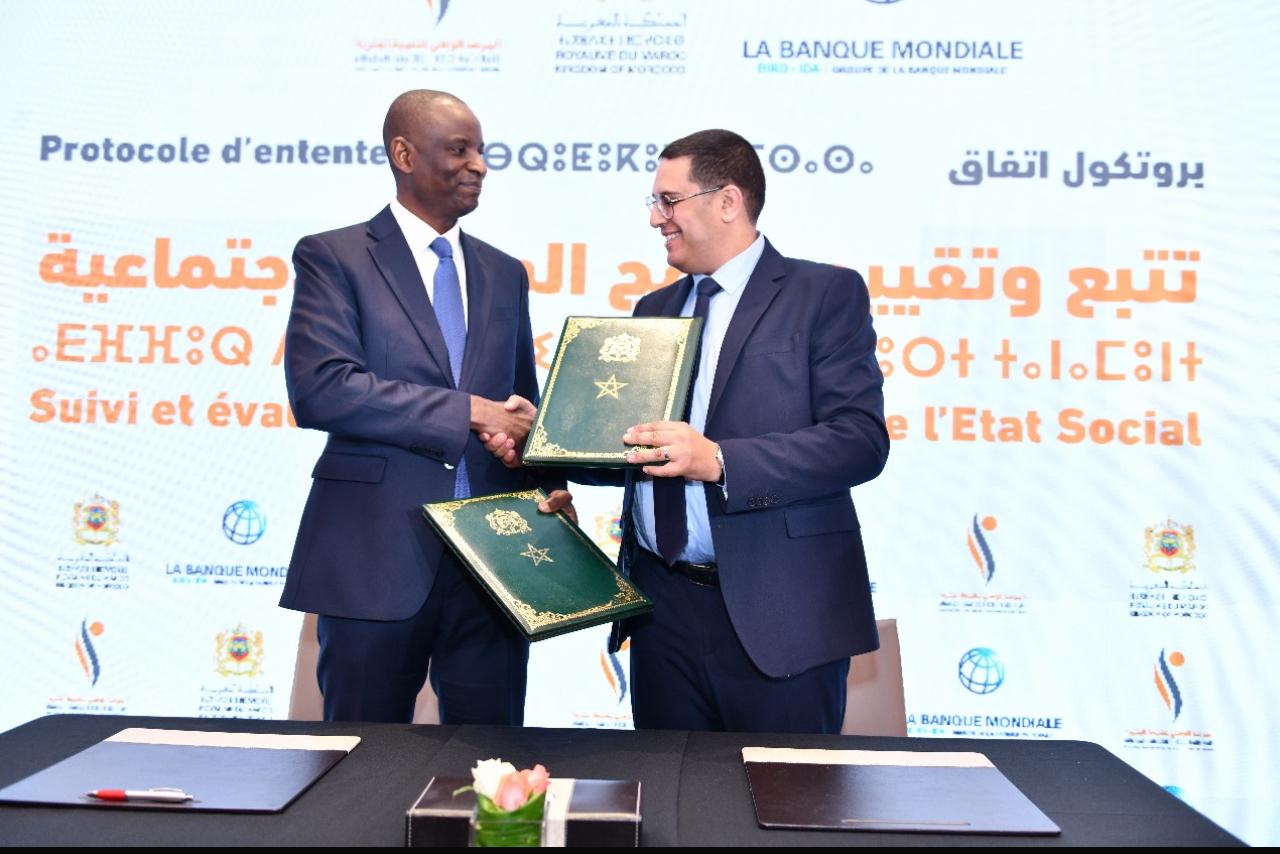 Protection sociale: Signature à Rabat d’un protocole d’entente entre l’ONDH et la BM