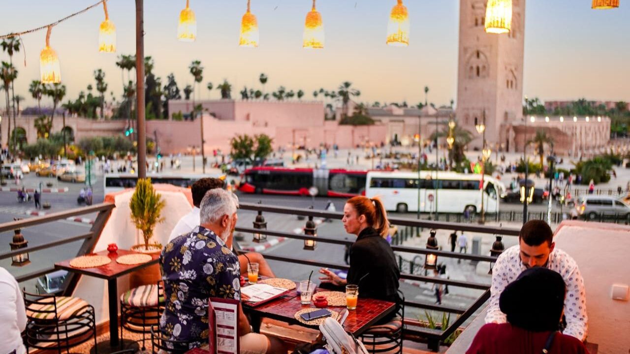 cafés et restaurants au Maroc