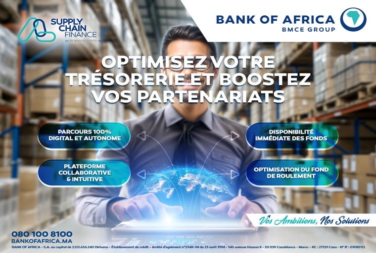 Bank of Africa lance la première plateforme 100% digitale et collaborative dédiée au Supply Chain Finance au Maroc