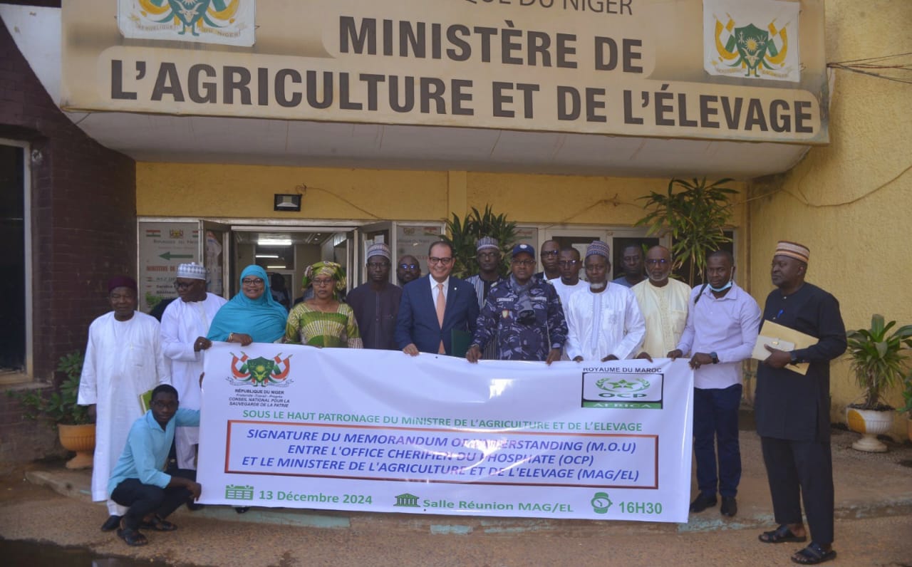 OCP Africa et le Niger s’associent, avec le soutien de la BM, en faveur de la transformation des chaînes de valeur agricoles