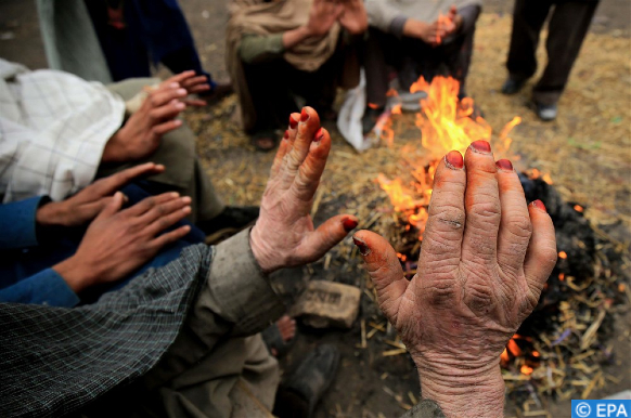 Températures prévues pour le mardi 17 décembre 2024