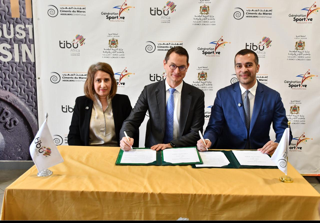 Ciments du Maroc et l’ONG Tibu Africa lancent le programme “Génération Sportive”