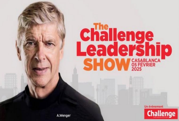 La légende du football Arsène Wenger invité du “Challenge Leadership Show” du magazine Challenge, le 5 février prochain à Casablanca