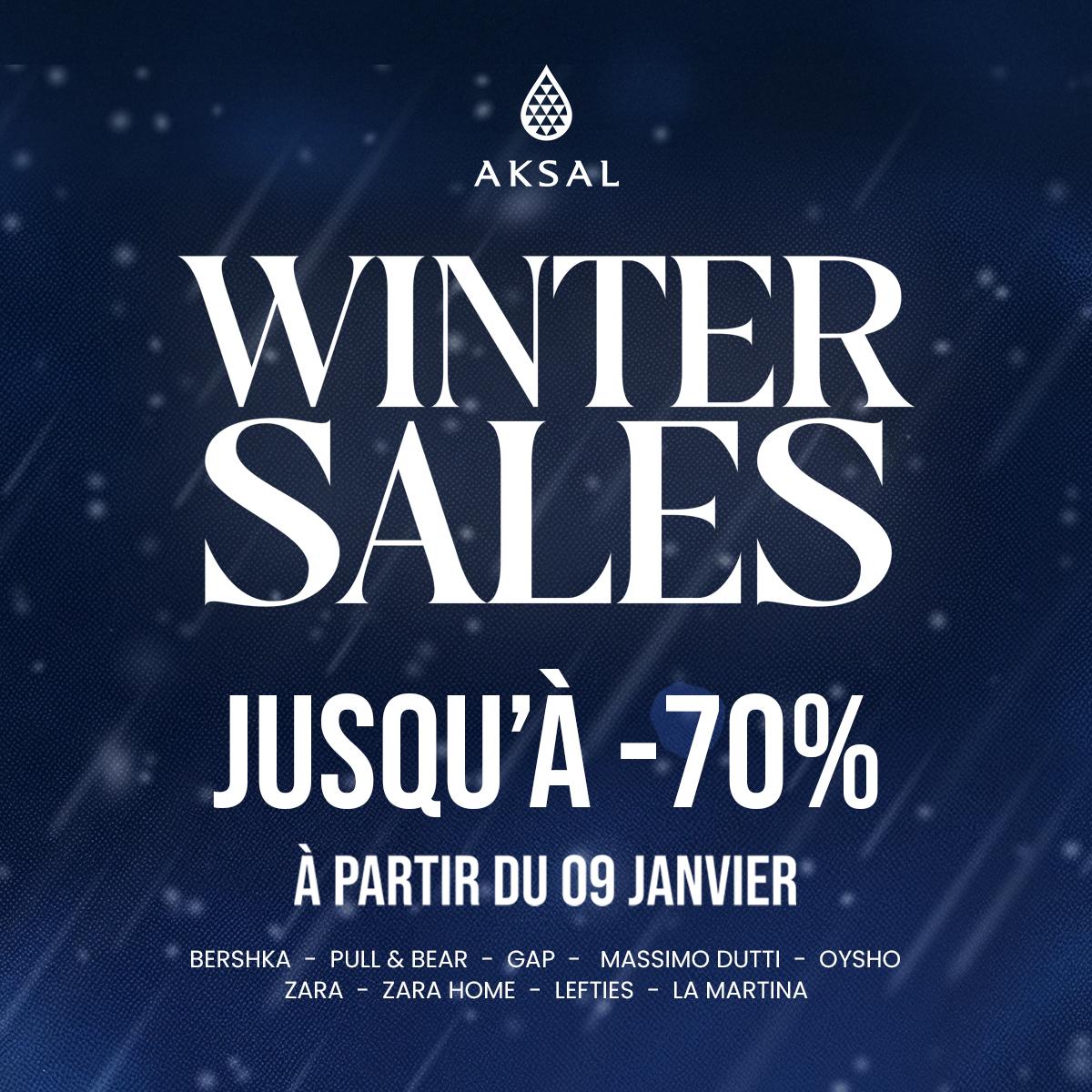 Les Soldes d’hiver démarrent chez Aksal au Morocco Mall : jusqu’à 70% de réduction !