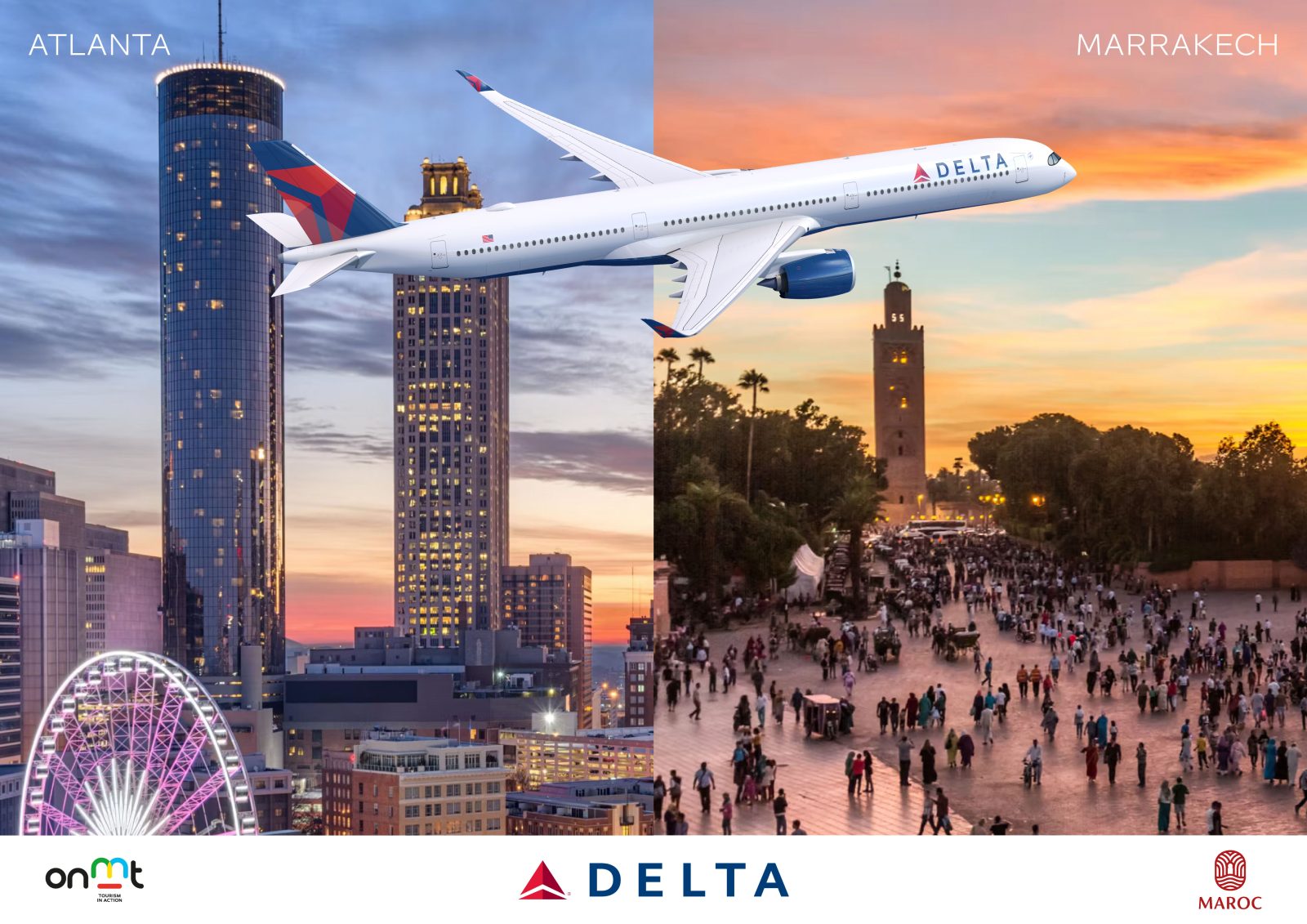 Delta Atlanta et Marrakech
