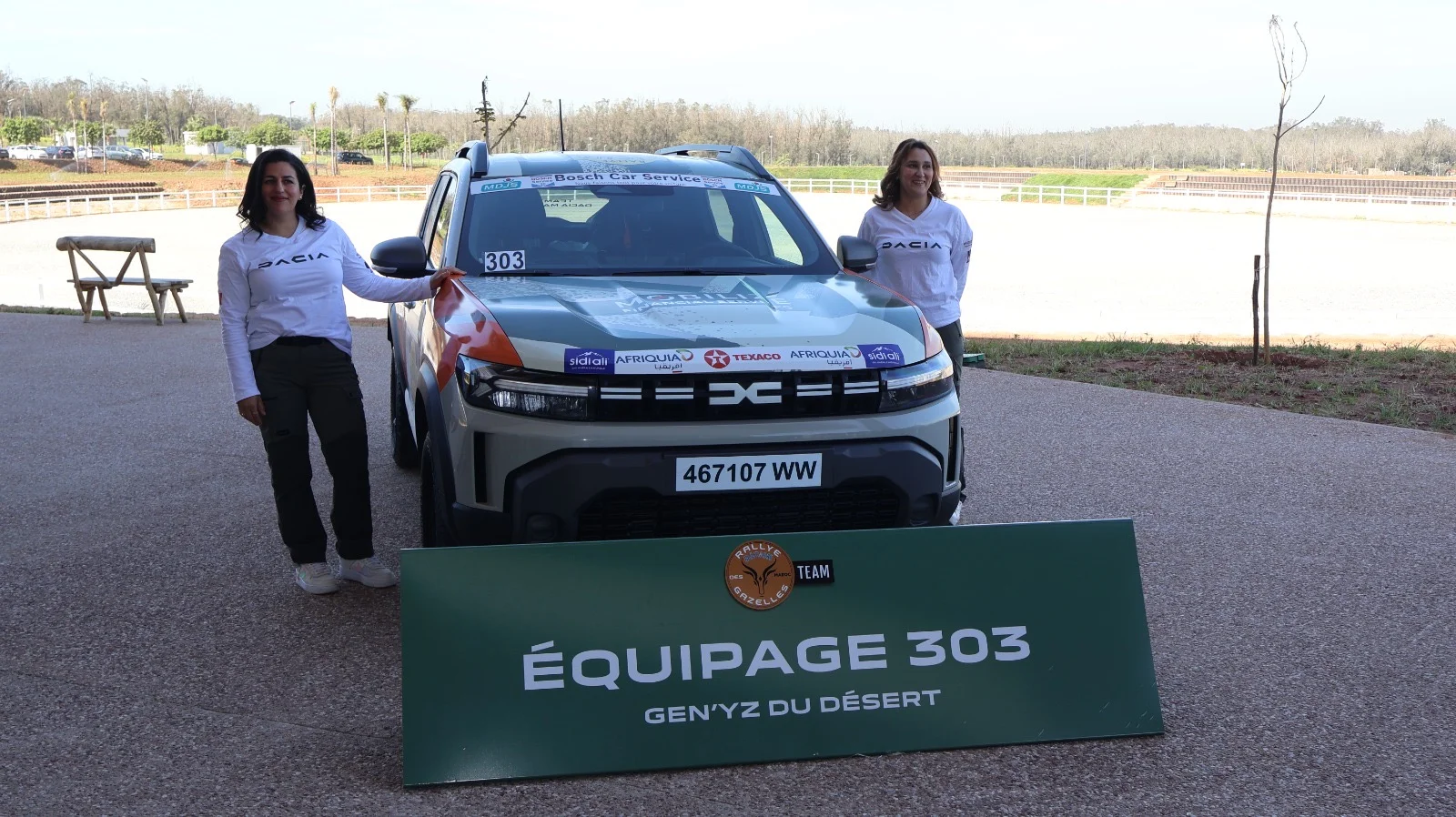 Rallye Aïcha des Gazelles 2025 Dacia Duster 4x4