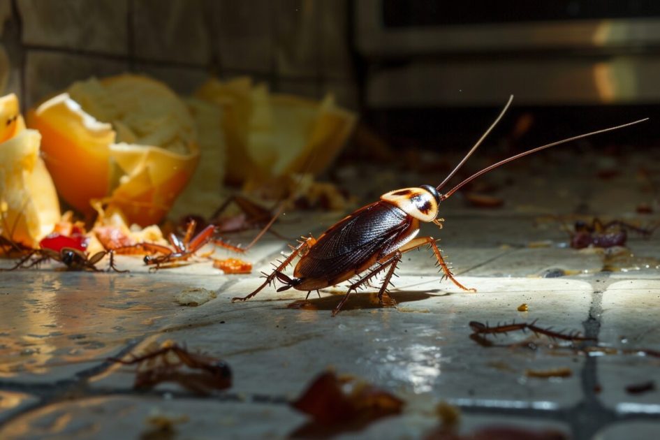 Infestation de cafards