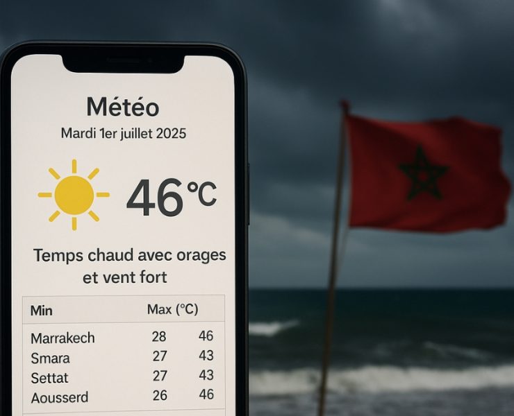 Météo du 1er juillet 2025