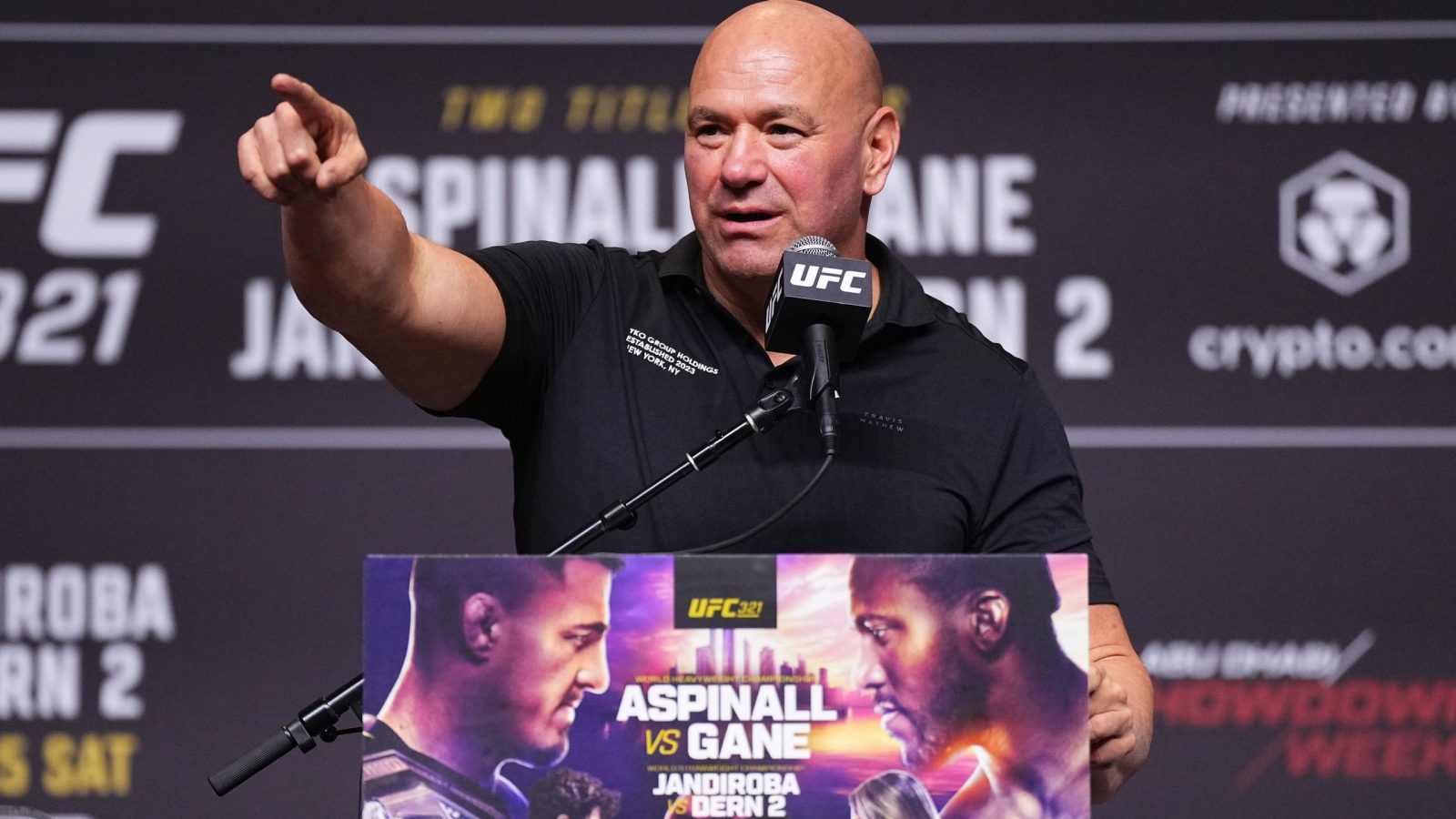 Dana White confirme la revanche Aspinall – Gane après la fin controversée de l’UFC 321 1 Dana White aspinall gane