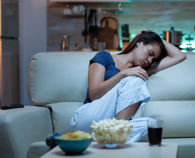 Dormir après avoir mangé