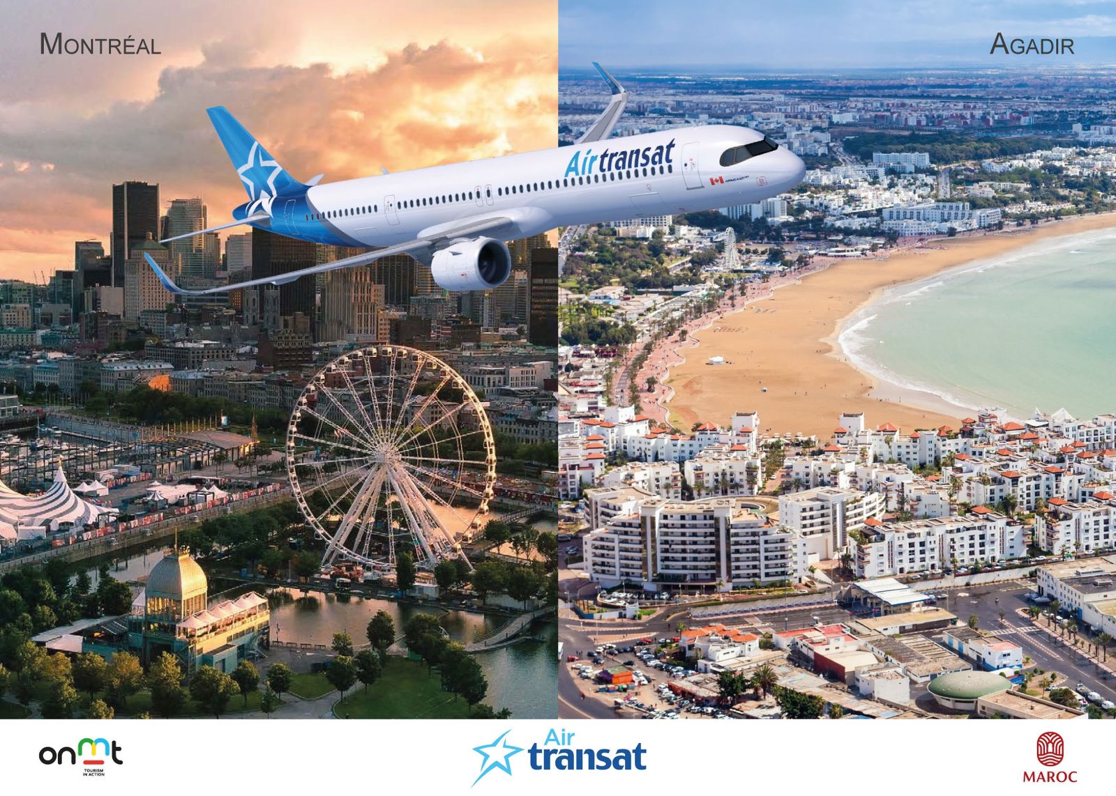 L’ONMT et Air Transat relient enfin Montréal à Agadir