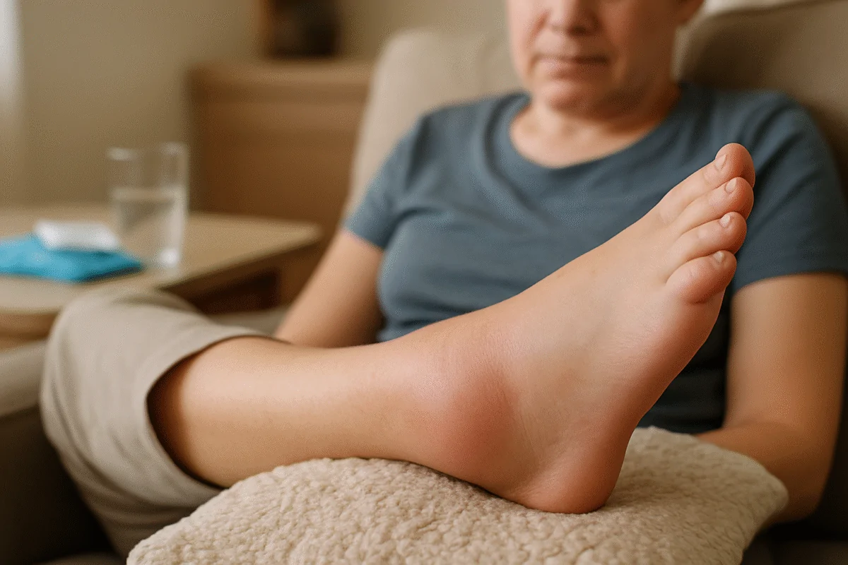 Pieds et chevilles gonflés